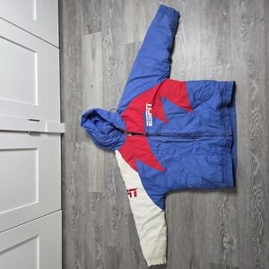 Men's Vintage ESPN Sharktooth Puffer Jacket - Size XL